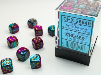 Chessex 7-Dice Polyhedral Sets (Various Colors)
