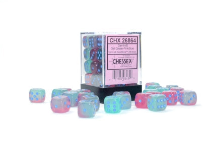 Chessex D6 Dice 12mm (36 Dice) (Various Colors)