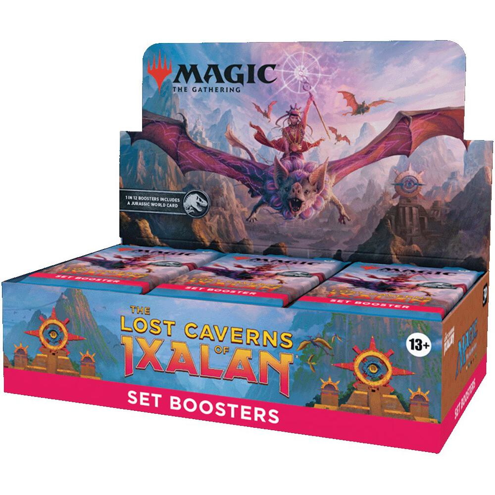 mtg lost caverns set booster display