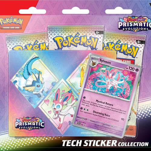Prismatic Evolutions Tech Sticker Collection