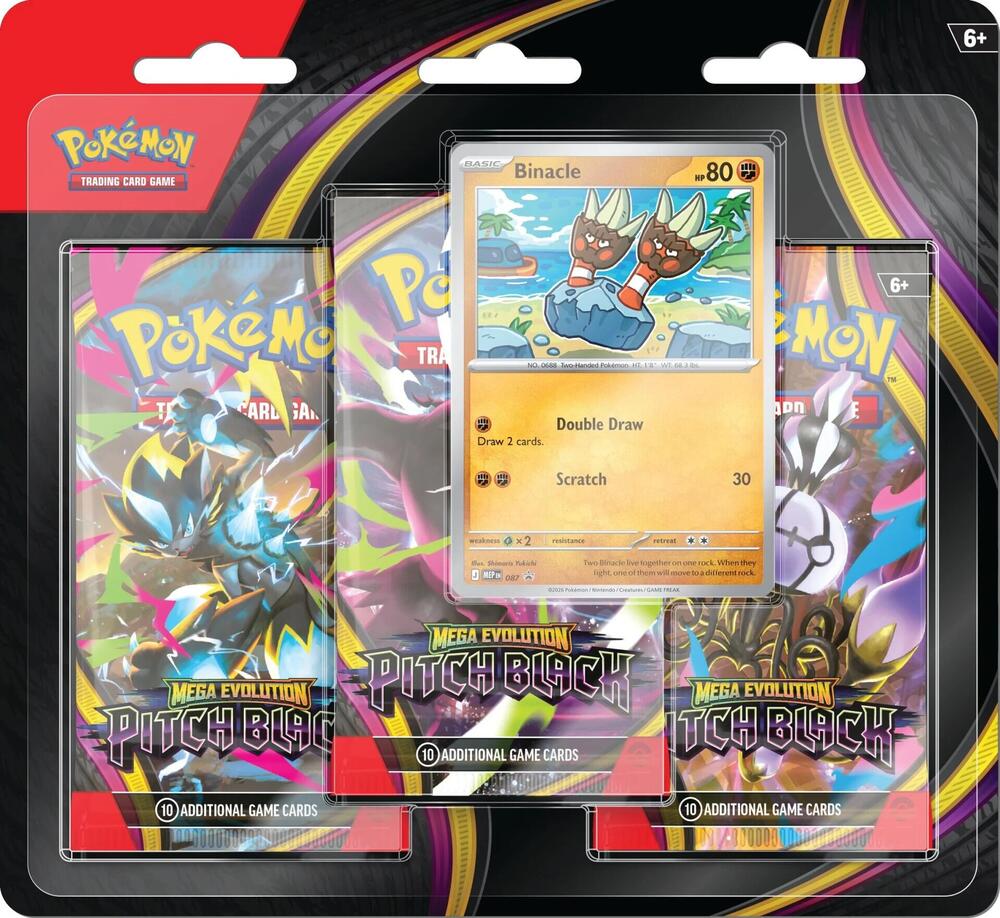 Pokémon Pitch Black 3-Pack Blister *PREORDER*