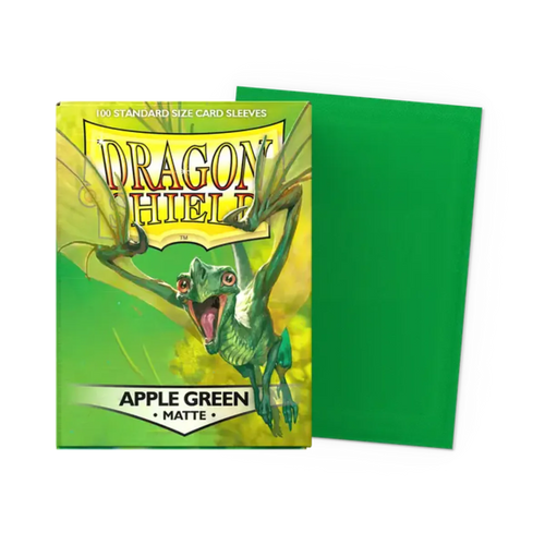 Dragon Shield Game Sleeves 100ct - Matte Apple Green