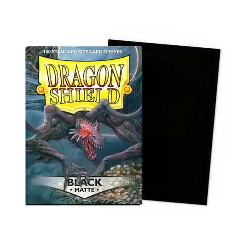 Dragon Shield Game Sleeves 100ct - Matte Black