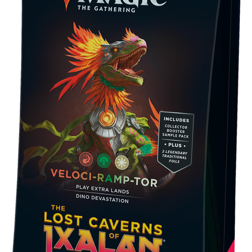 MTG Lost Caverns of Ixalan Commander Decks - Velociramptor dinosaur deck