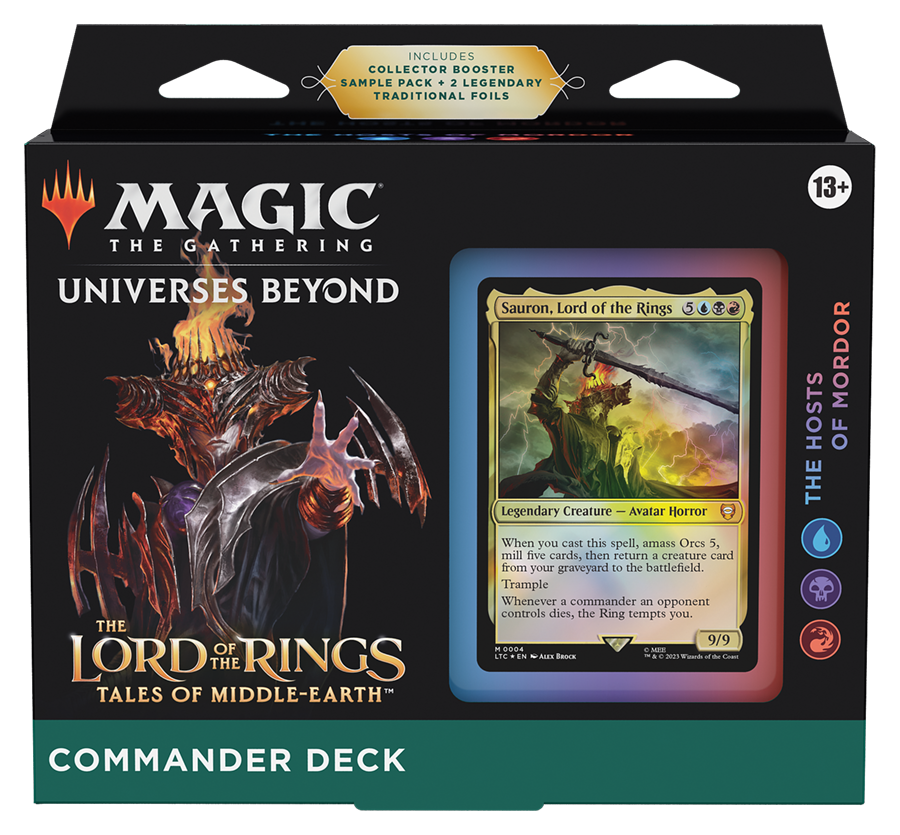 Buy MTG LOTR The Hosts of Mordor Commander Deck Precon
