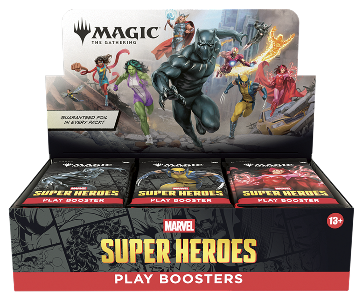 Marvel Super Heroes Play Booster Box - Preorder