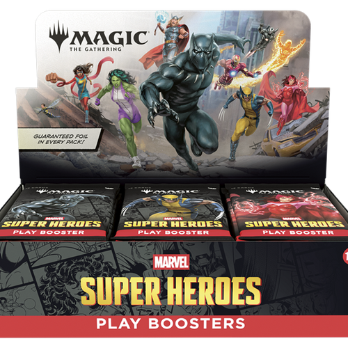 Marvel Super Heroes Play Booster Box - Preorder
