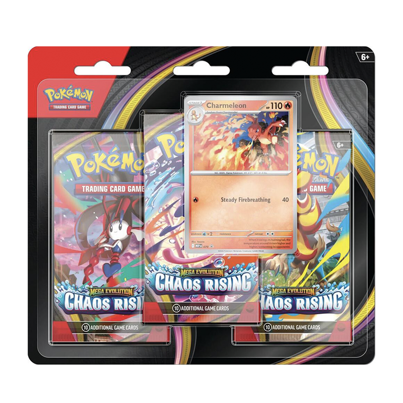 Pokémon Chaos Rising 3 Pack Blister