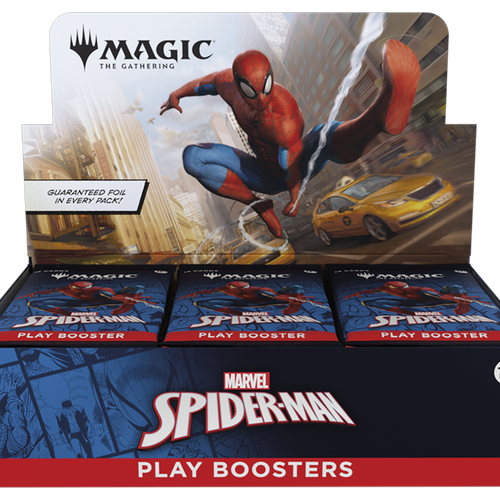 Preorder Mtg spider man play booster box display 