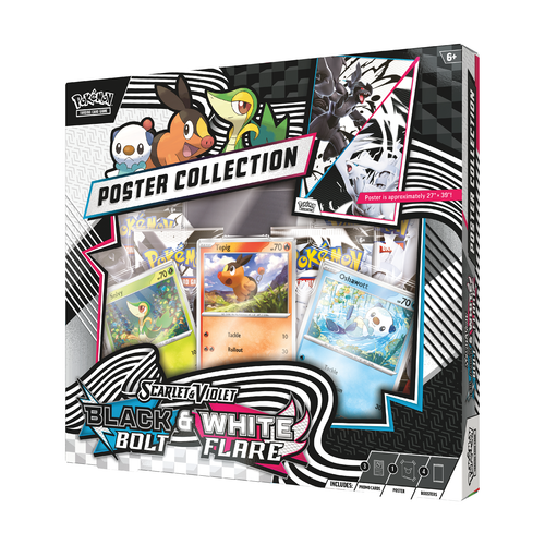 Pokémon TCG: Scarlet & Violet 10.5 Black Bolt/White Flare- Unova Poster Collection